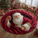 Magia dei Regali di Babbo Natale Tappeto Rotondo