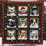 Aiutanti di Babbo Natale Coperta Trapuntata
