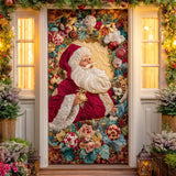 Desiderio Innevato di Babbo Natale Copriporta Trapuntato