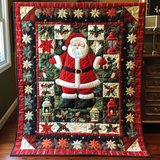 Officina di Babbo Natale Coperta Trapuntata