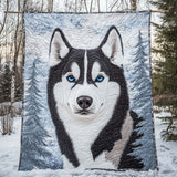 Sguardo di Zaffiro Coperta Trapuntata