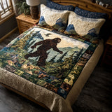 Set di Biancheria da Letto Trapuntata 3 Pezzi Tracce di Sasquatch