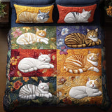 Set di Biancheria da Letto Trapuntata 3 Pezzi Gatto di Sassy di Mood
