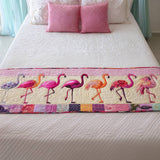 Sfrontata in Rosa Runner da Letto Trapuntato