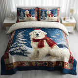 Set di Biancheria da Letto Trapuntata 3 Pezzi Scarf Grande Pyrenees