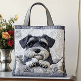 Schnauzer Borsa Tote Trapuntata