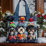 Schnauzer Borsa Tote Trapuntata