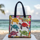 Tartaruga Borsa Tote Trapuntata