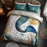 Set di Biancheria da Letto Trapuntata 3 Pezzi Sussurro del Mare