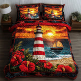 Set di Biancheria da Letto Trapuntata 3 Pezzi Sussurri del Mare