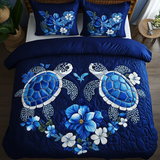 Set di Biancheria da Letto Trapuntata 3 Pezzi Viaggio della Riva del Mare