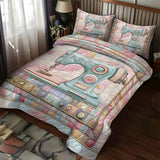 Set di Biancheria da Letto Trapuntata 3 Pezzi Sew Dolce