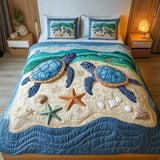 Set di Biancheria da Letto Trapuntata 3 Pezzi Cuori di Shellbound