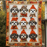 Beatitudine Shih Tzu Coperta Trapuntata