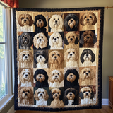 Sogni di Shih Tzu Coperta Trapuntata