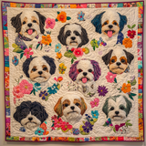 Serenità Shih Tzu Coperta Trapuntata