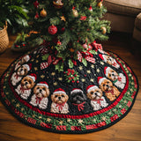 Shih Tzu Copri Base per Albero di Natale Trapuntato