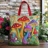 Prato di Funghi Borsa Tote Trapuntata