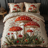 Set di Biancheria da Letto Trapuntata 3 Pezzi Serenità di Shroom