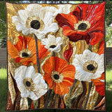 Fiore Silenzioso Coperta Trapuntata