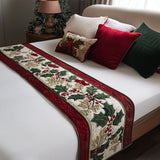 Natale Runner da Letto Trapuntato