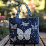 Farfalla d'Argento Borsa Tote Trapuntata