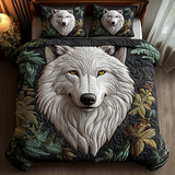 Set di Biancheria da Letto Trapuntata 3 Pezzi Luna Argentata