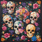 Teschio Festivo Coperta Trapuntata