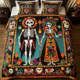 Set di Biancheria da Letto Trapuntata 3 Pezzi Serenata di Skullful