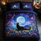 Set di Biancheria da Letto Trapuntata 3 Pezzi Skunk Silhouette