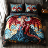 Dragon v2 3-Piece Quilted Bedding Set NCU0VT184