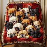 Bulldog Assonnato Coperta Trapuntata