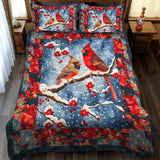 Set di Biancheria da Letto Trapuntata 3 Pezzi Cardinale della Neve