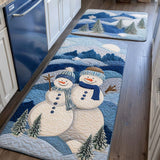 Divertimento sulla Neve Tappeto da Cucina