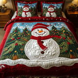 Set di Biancheria da Letto Trapuntata 3 Pezzi Magia della Neve