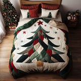 Set di Biancheria da Letto Trapuntata 3 Pezzi Nevicata di Spruce