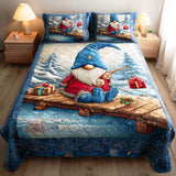 Set di Biancheria da Letto Trapuntata 3 Pezzi Sogni di Snowlight dello Gnomo