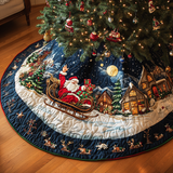 Sogni Innevati Copri Base per Albero di Natale Trapuntato