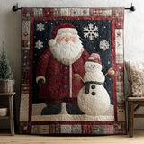 Babbo Natale nella Neve Coperta Trapuntata