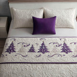 Sussurri di Neve Runner da Letto Trapuntato