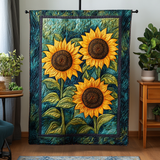 Fioritura Solare Coperta Trapuntata