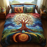 Set di Biancheria da Letto Trapuntata 3 Pezzi Prato Solare