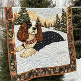 Tranquillità dello Spaniel Coperta Trapuntata