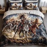 Set di Biancheria da Letto Trapuntata 3 Pezzi Guerriero dello Spirito
