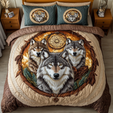 Spirit of the Pack 3-Piece Quilted Bedding Set NCU0DK3271