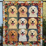 Retriever dei Prati di Primavera Coperta Trapuntata
