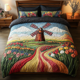 Set di Biancheria da Letto Trapuntata 3 Pezzi Turbine della Primavera