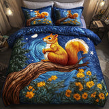 Set di Biancheria da Letto Trapuntata 3 Pezzi Estro dello Scoiattolo
