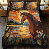 Set di Biancheria da Letto Trapuntata 3 Pezzi Grazia dello Stallone