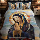 Set di Biancheria da Letto Trapuntata 3 Pezzi Stella della Devozione
